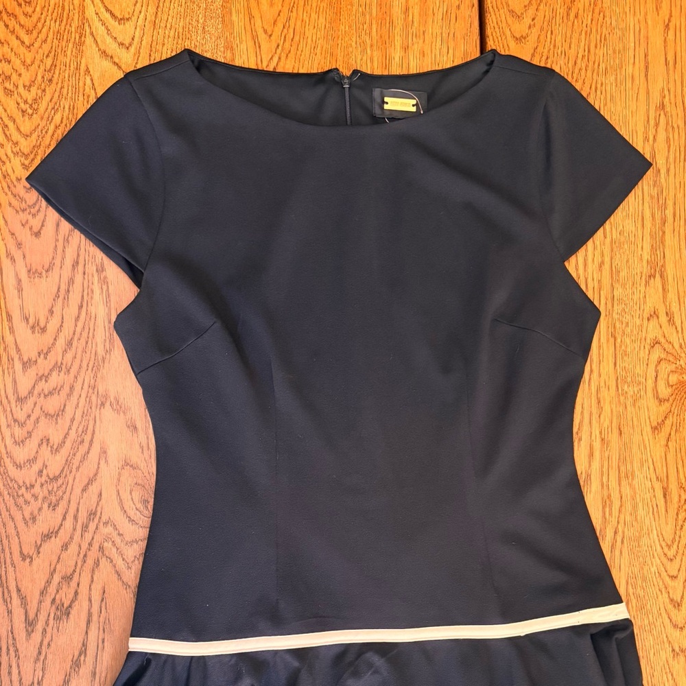 Alexia Admor Black and White Fit and Flare Mini Dress